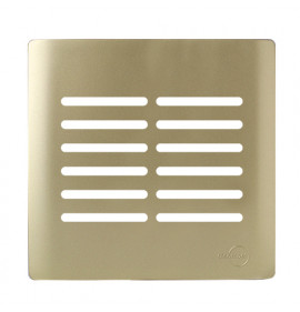 Placa p/ 12 Interruptores (especial) 4x4 - Novara Dourado